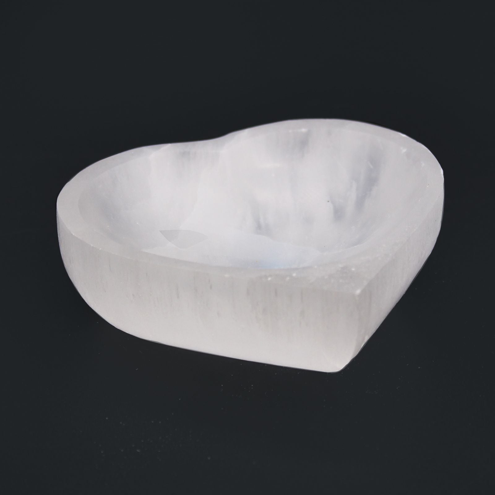 Selenite Heart Bowl 10cm for Stylish Home Decor and Gifting
