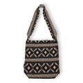 Nomad Sari Jacquard Natural Carryall Bag in Desert Loom Style