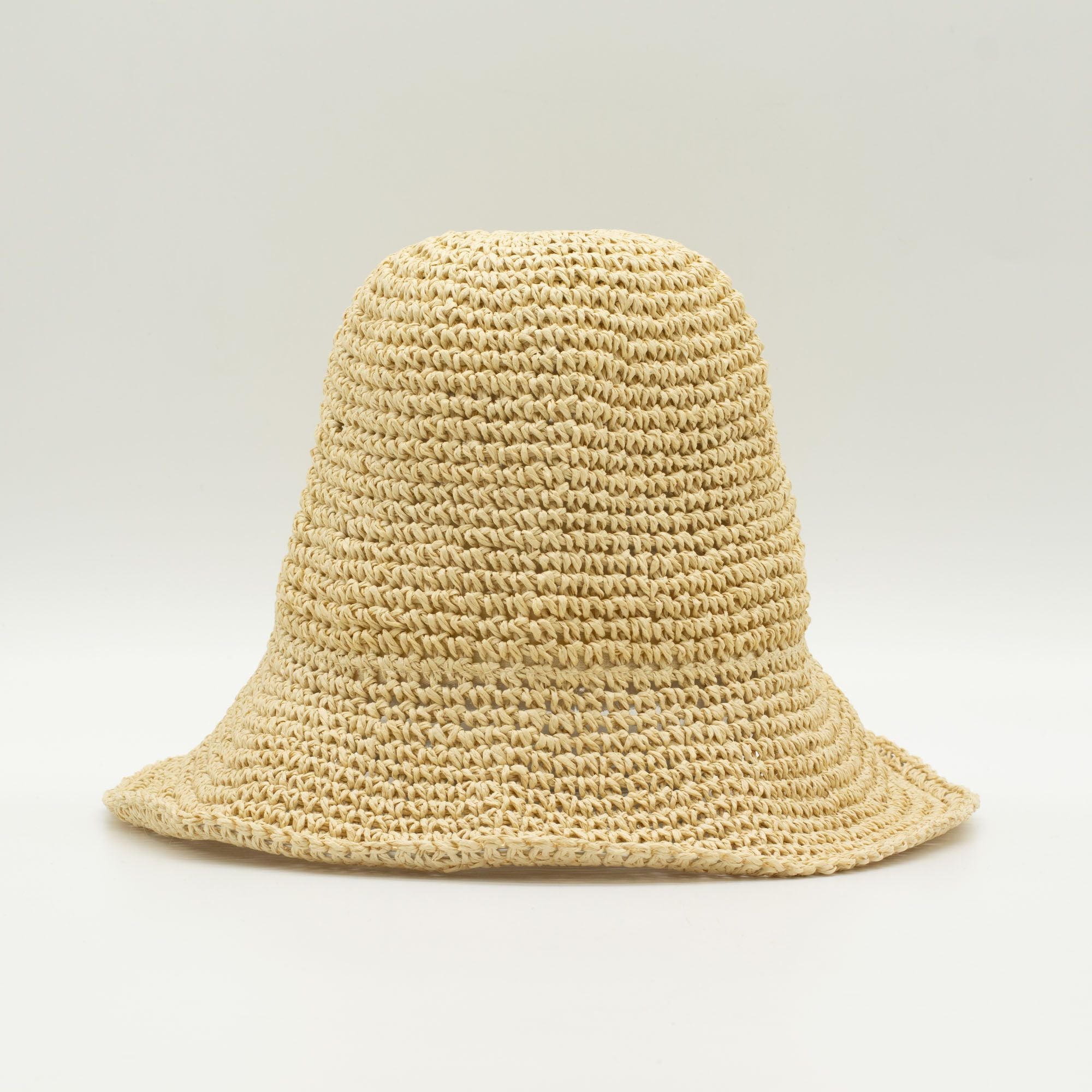 Nomad Sari Floppy Straw Sun Hat in Natural Beige for Summer Fun