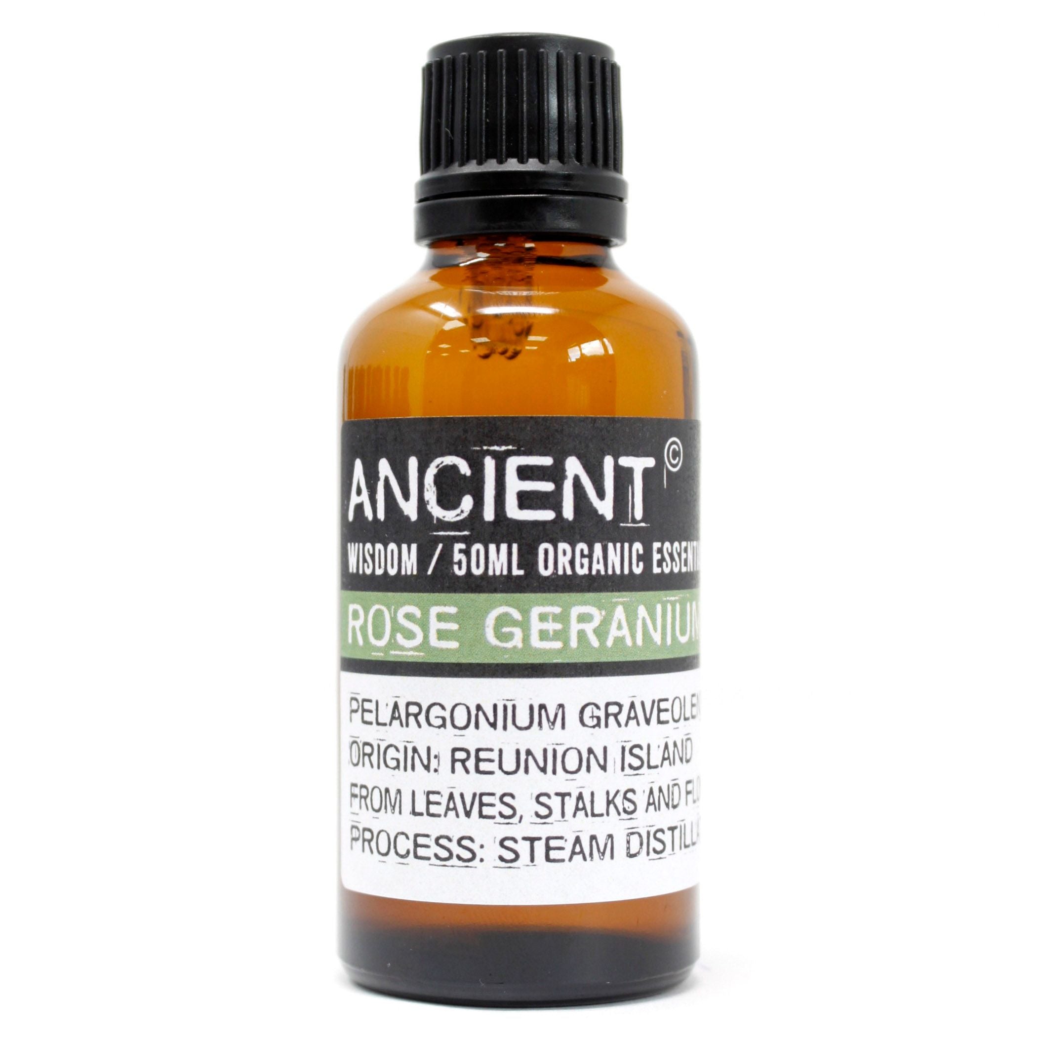 Rose Geranium Organic Essential Oil 50ml for Skincare Use