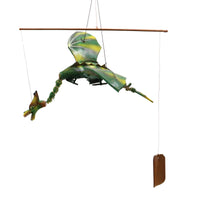 Green Coconut Dragon Mobile 37cm