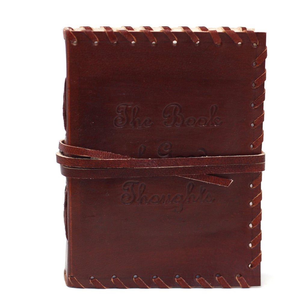 Leather Book of Thoughts with Wrap Notebook for Creative Minds