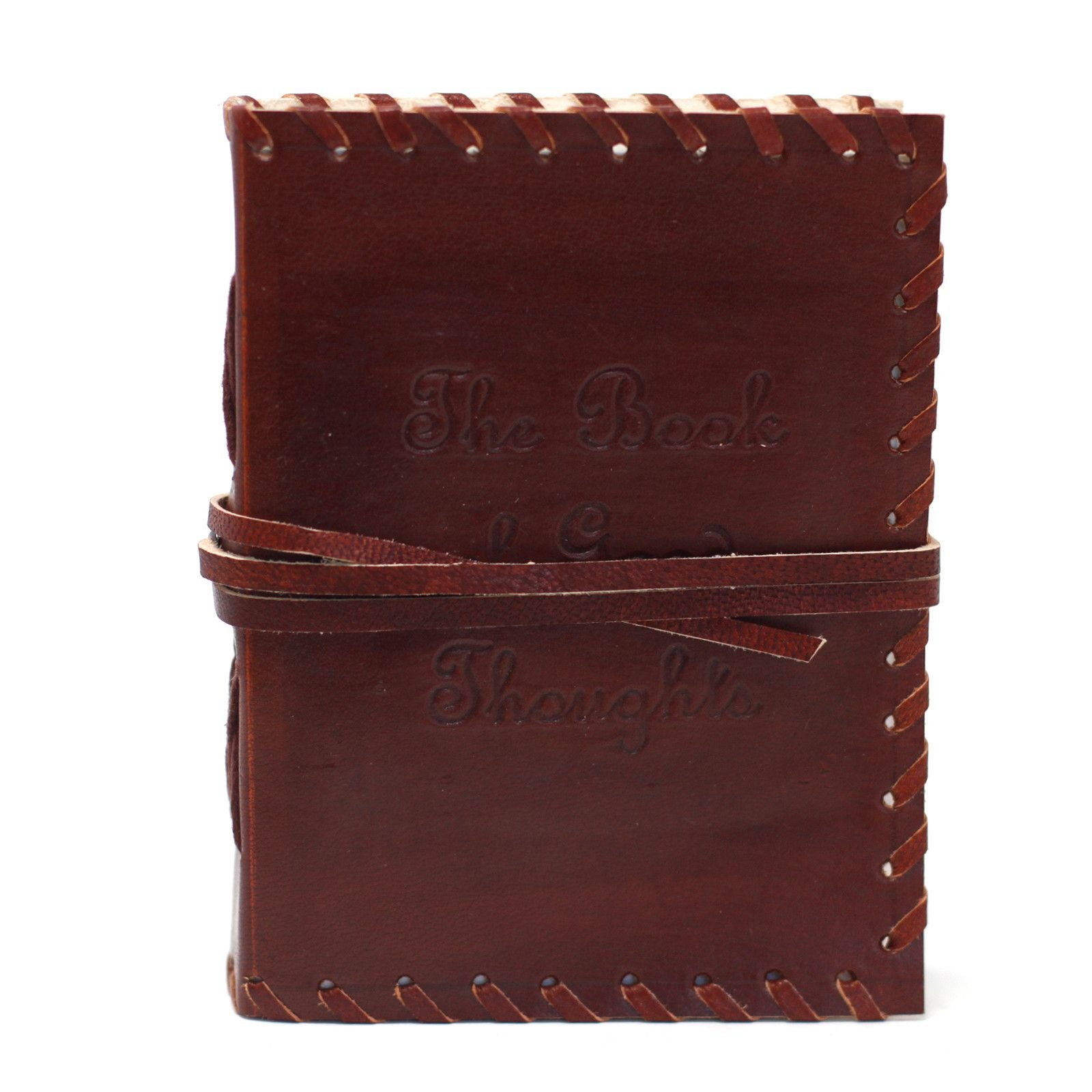 Leather Book of Thoughts with Wrap Notebook for Creative Minds
