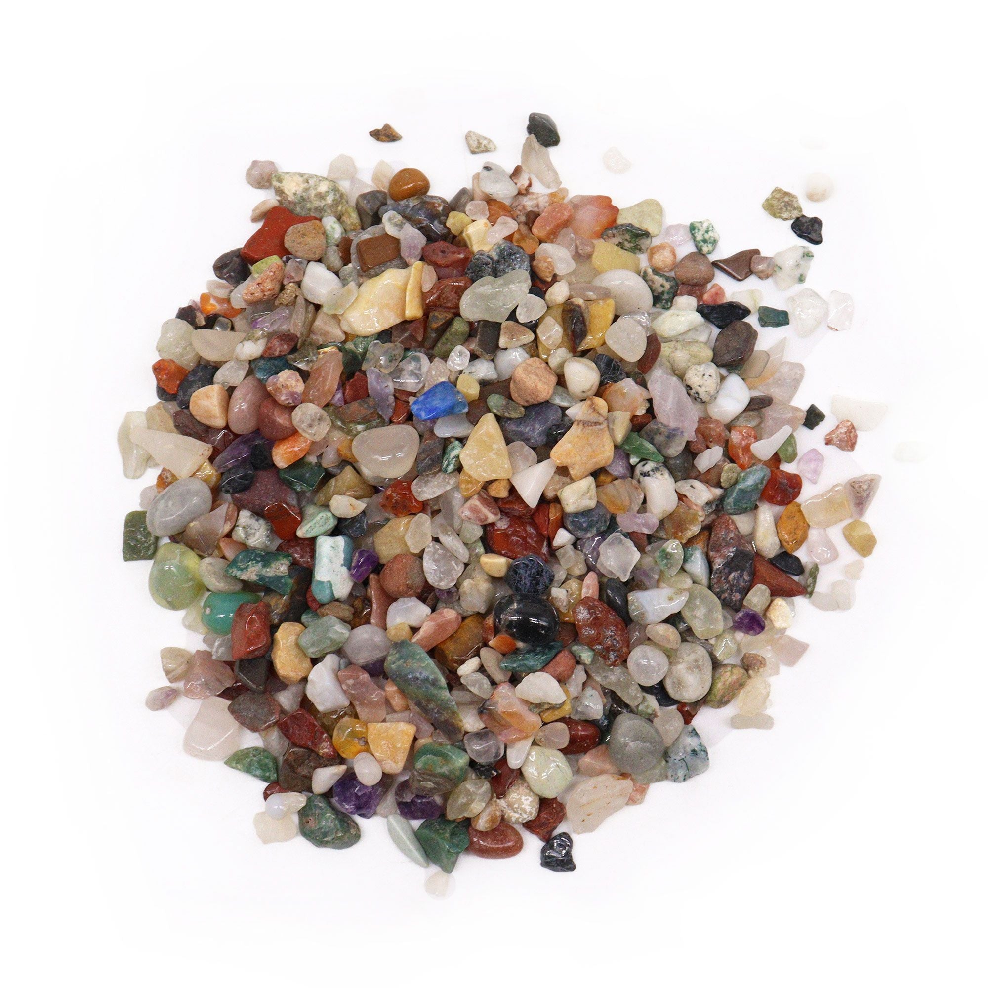 Mixed Natural Gemstone Chips 1KG for Crafting and Home Decor