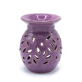 Lavender Floral Oil Burner with Elegant Design for Aromatherapy