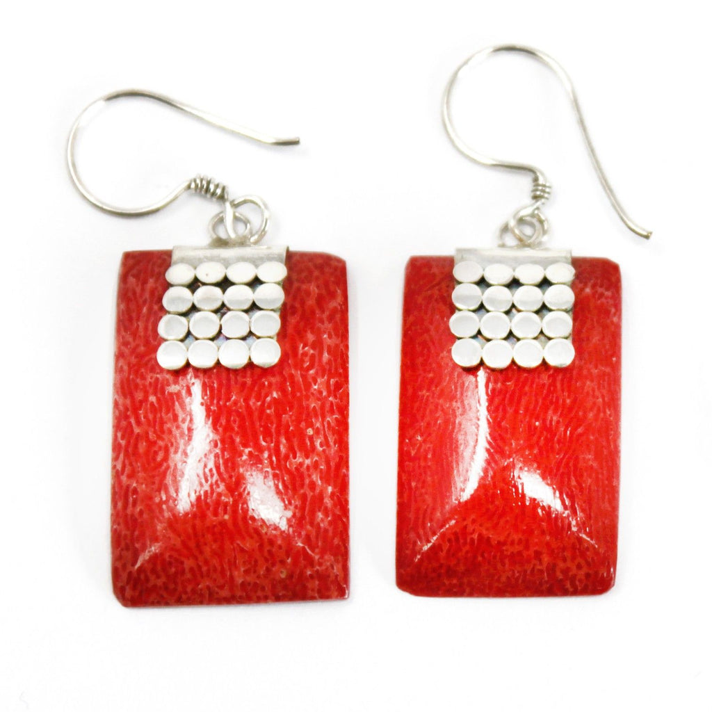 925 Silver Earrings with SQ Mini Discs for Elegant Occasions