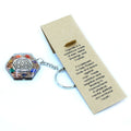 Orgonite Power Keyring with Octagon Flower of Life Design
