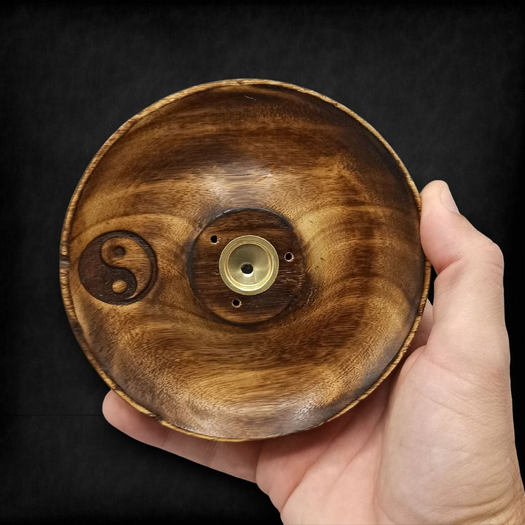 Yin & Yang Incense Stick and Cone Burner Disc for Home Decor