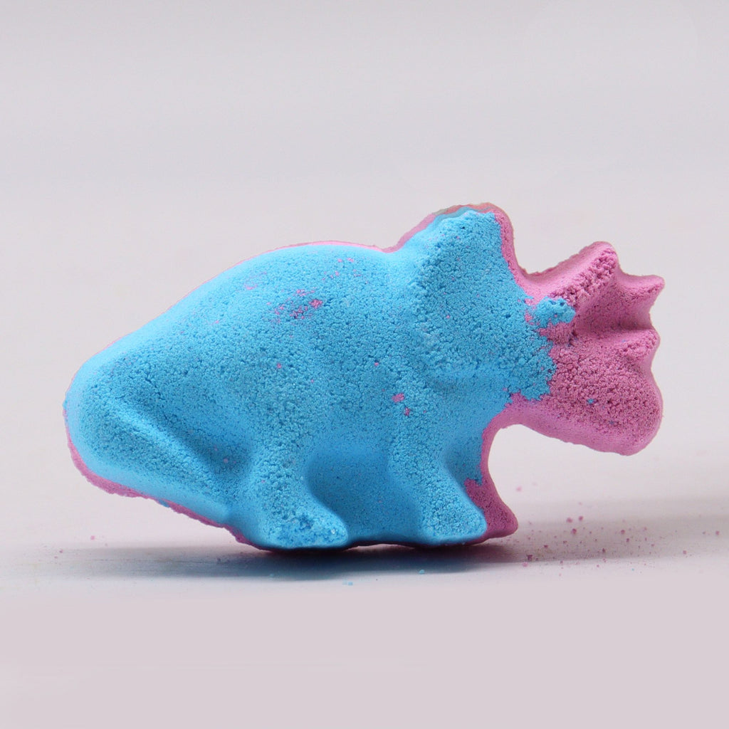 Dinosaur Bath Bomb 80g with Fun Blueberry Scent for Kids
