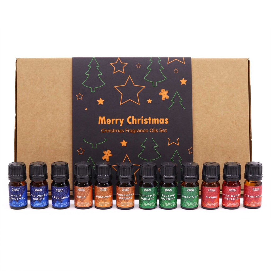 Holy Scents of Christmas Fragrance Set with 12 Festive Oils