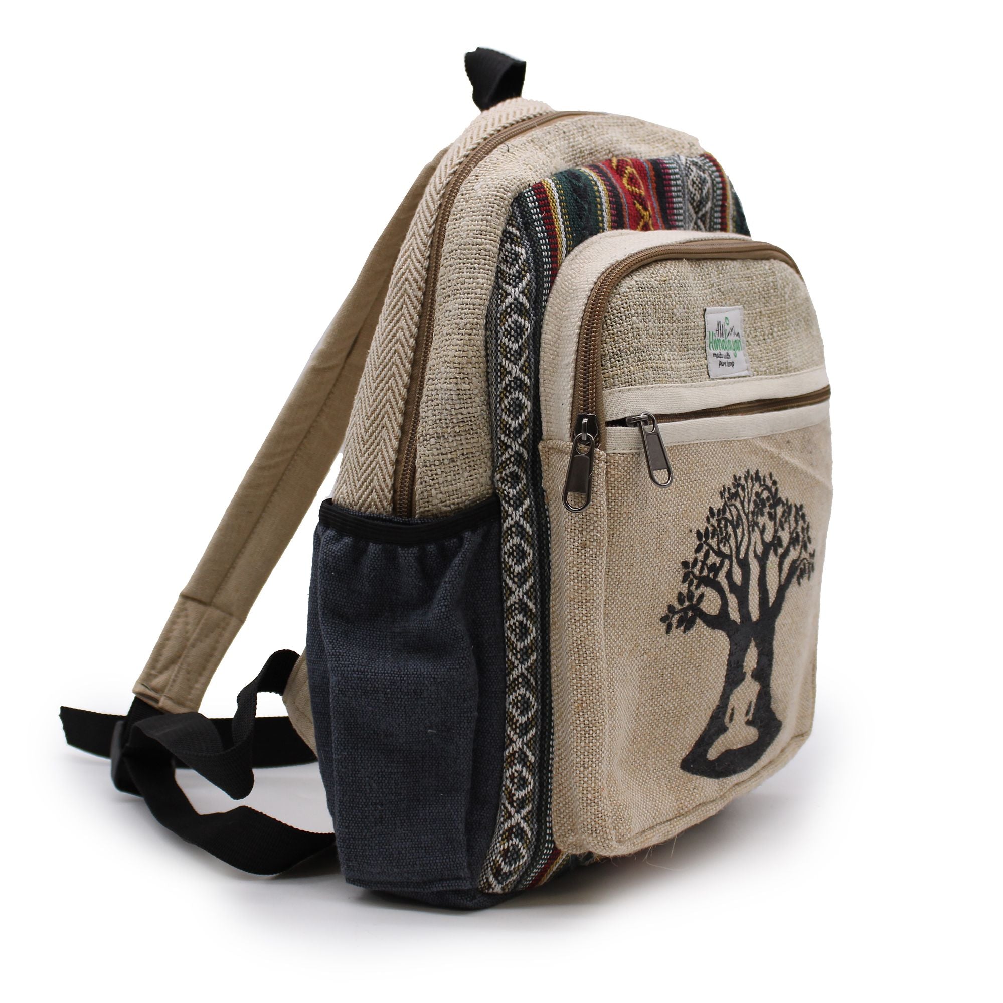 Small Backpack with Bohdi Tree Design for Everyday Use