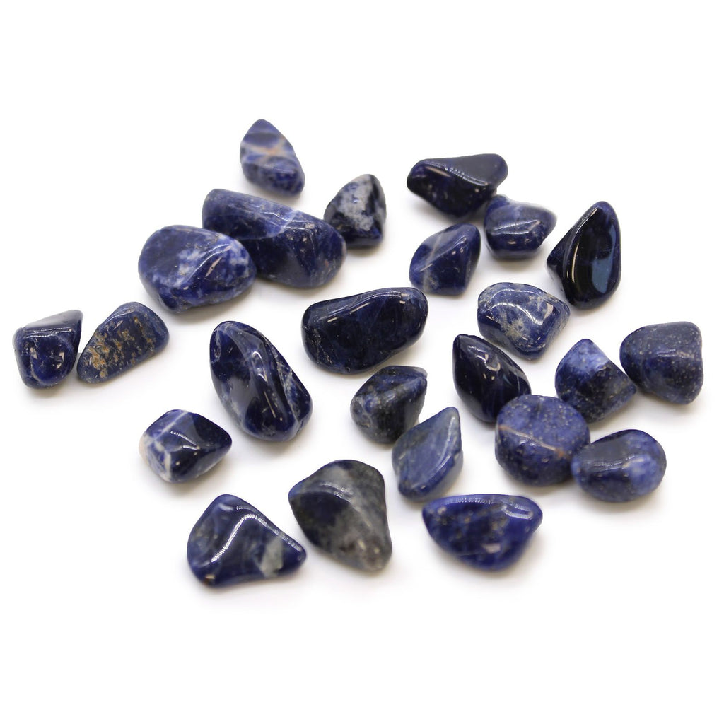 Small African Tumble Stones Sodalite Pure Blue for Mind Opening