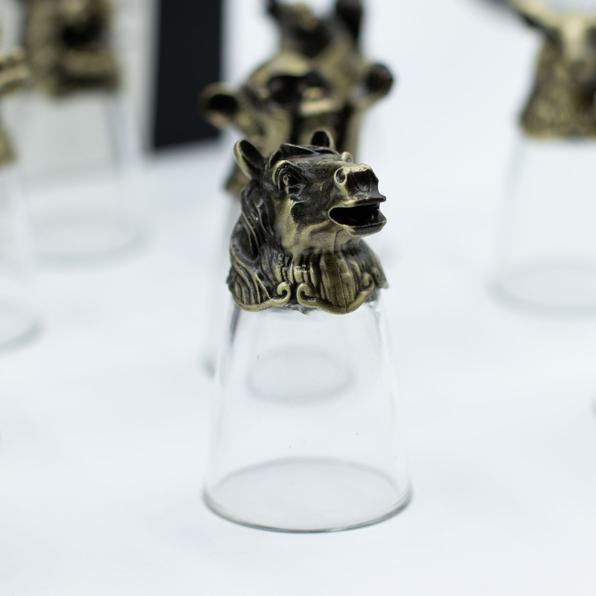 Gift Set of 12 Glasses 25ml Featuring Forest and Mystical Creatures