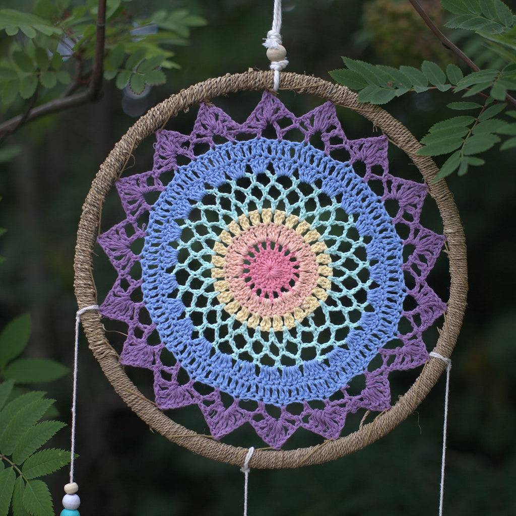 Large Multi Elemental Spirits Dream Catcher for Serene Sleep