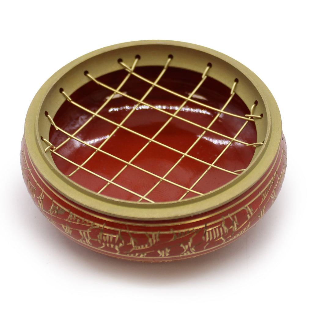 Chakra Charcoal Incense Jar Sacral for Rituals and Purification