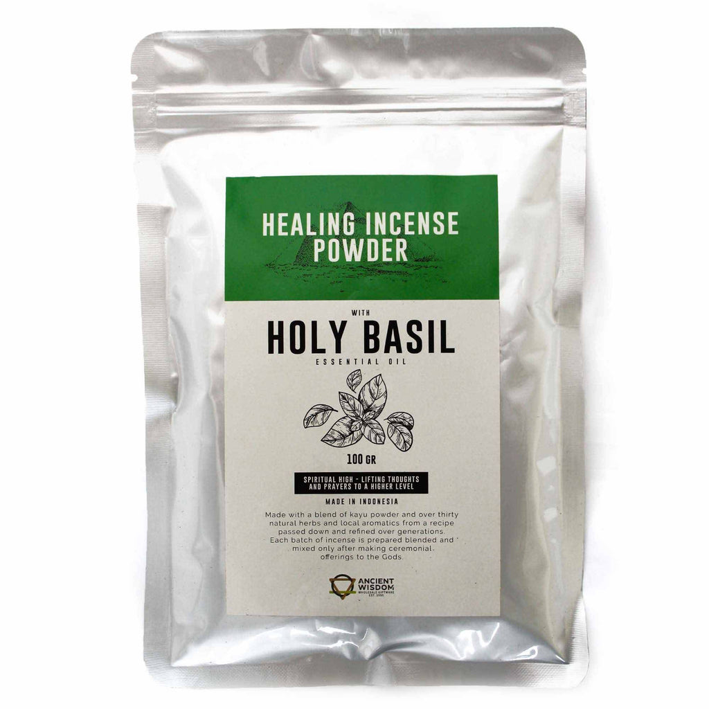 Healing Incense Powder Holy Basil for Serenity and Balance