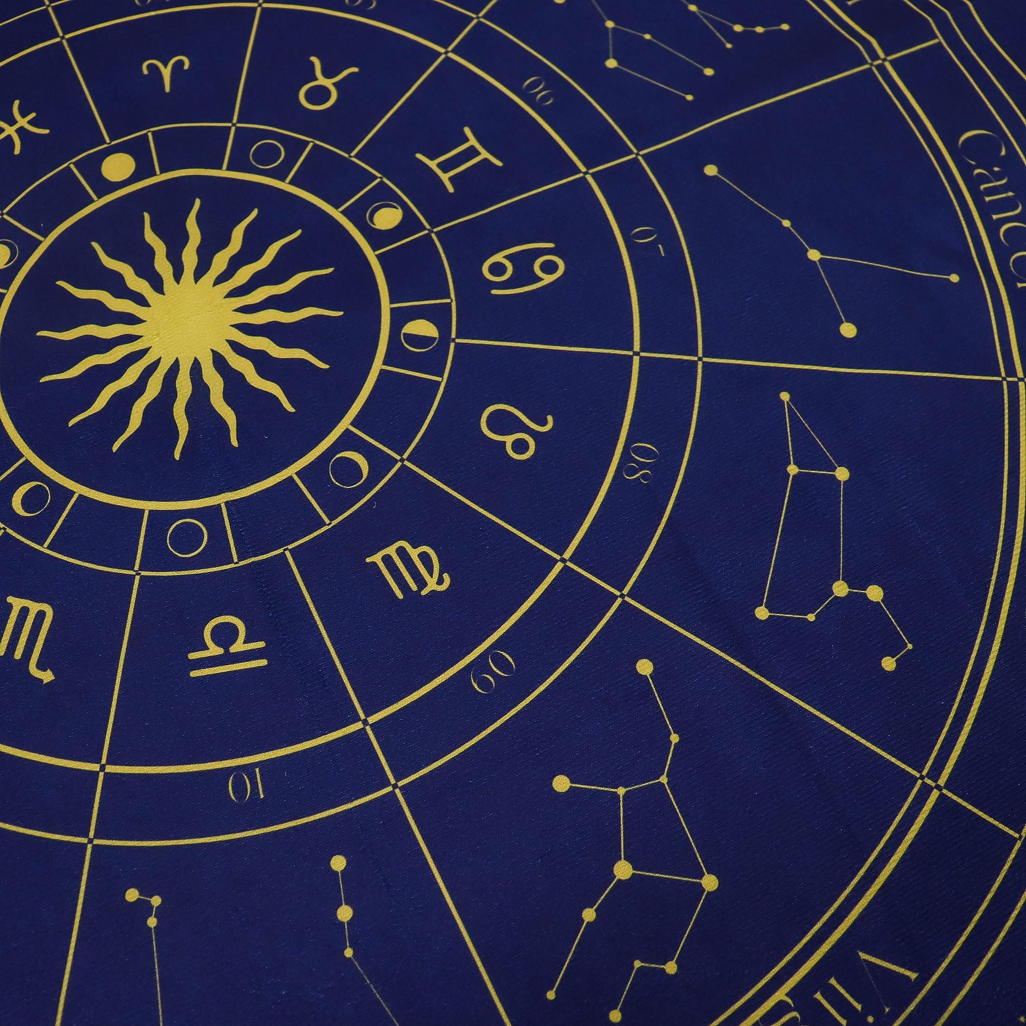 Zodiac Tarot Reading Cloth for Enriching Your Tarot Experience