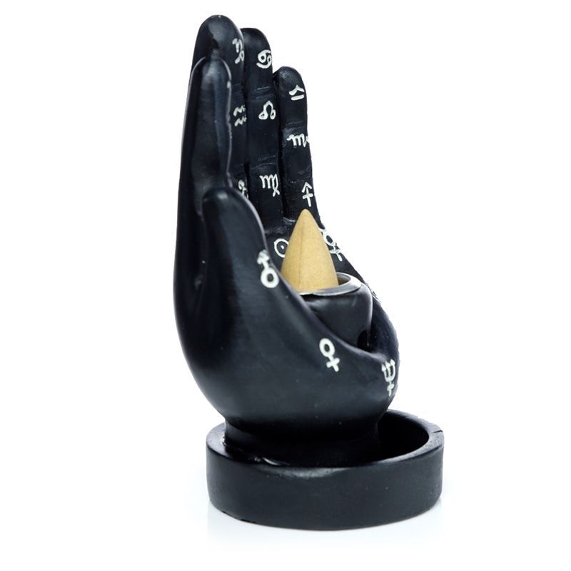 Mantric Hand Palm Backflow Incense Burner for Deep Relaxation