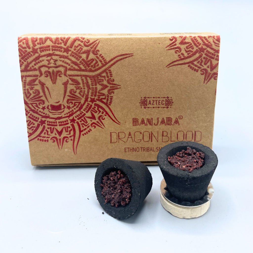 Banjara Resin Cups Dragons Blood for Smudging and Ritual Use