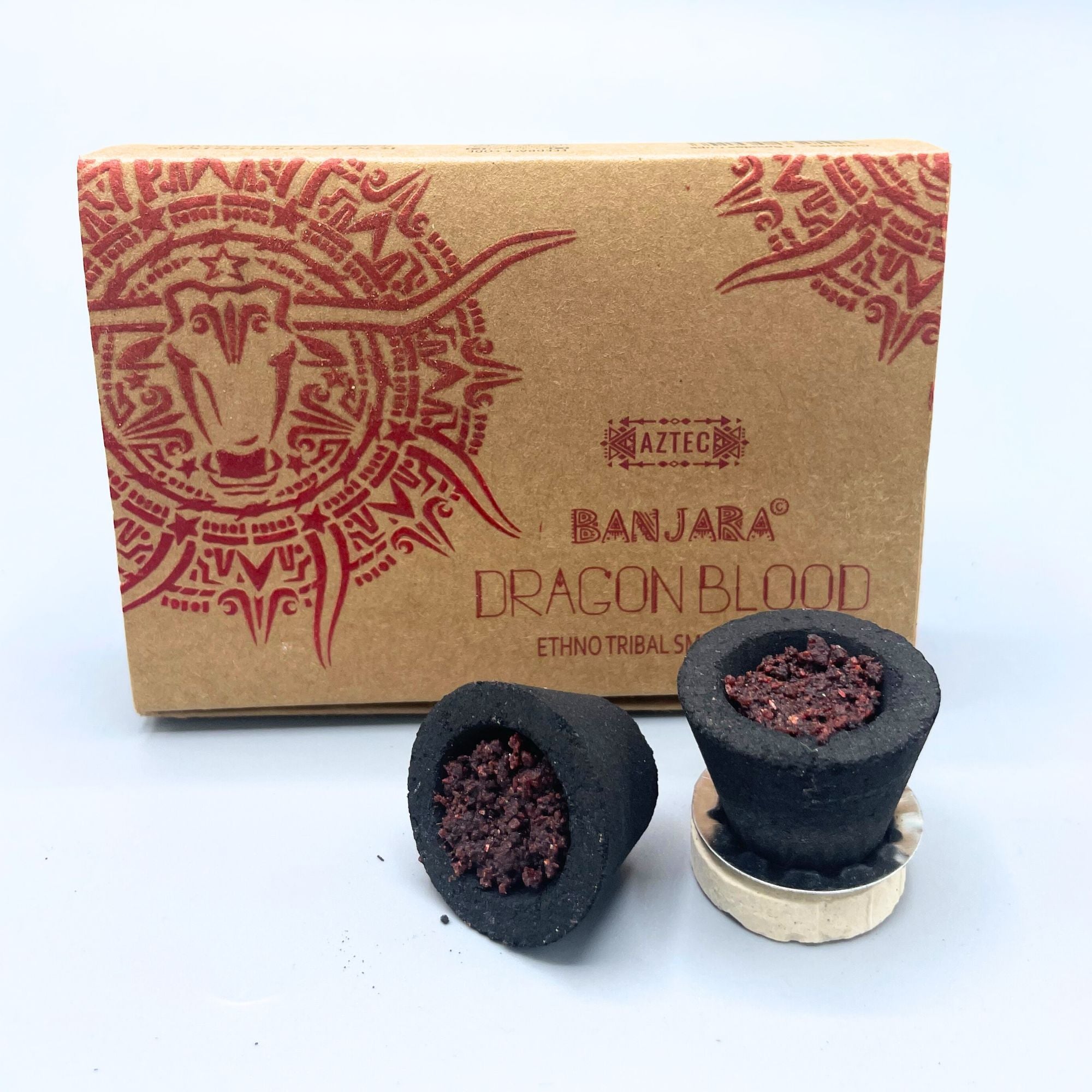 Banjara Resin Cups Dragons Blood for Smudging and Ritual Use