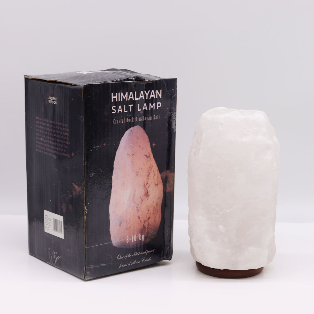 Crystal Rock Himalayan Salt Lamp with Base 8 to 10 Kilograms