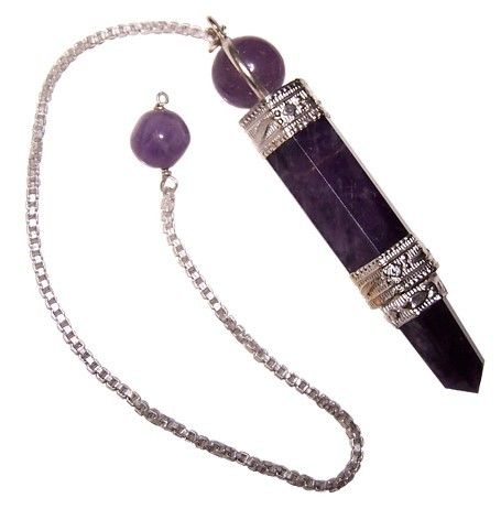 Amethyst Pendulum for Dowsing and Spiritual Divination Use