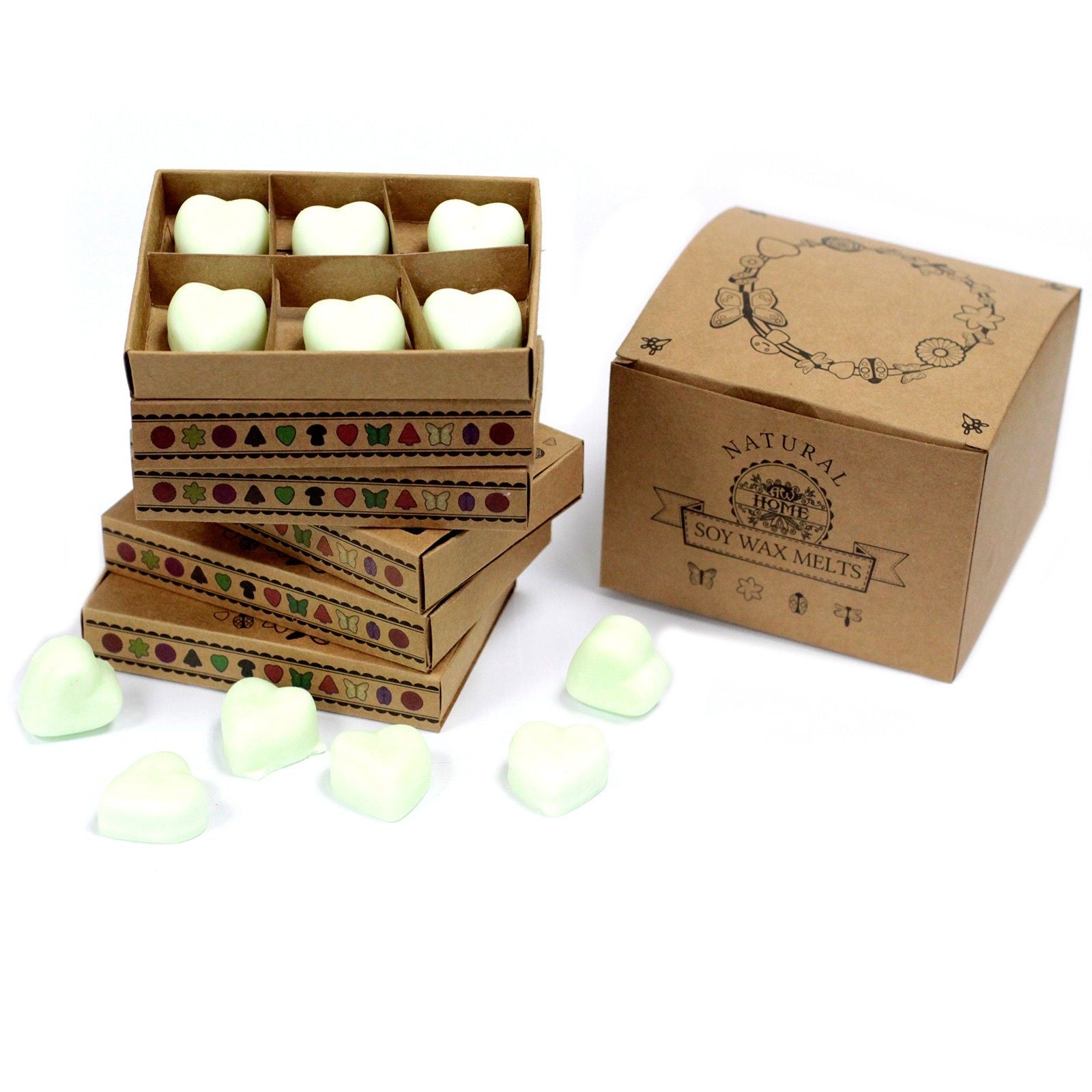 Box of 6 Apple Spice Wax Melts for Home Fragrance Delight
