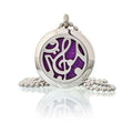 Aromatherapy Diffuser Necklace Music Notes Design 25mm Pendant