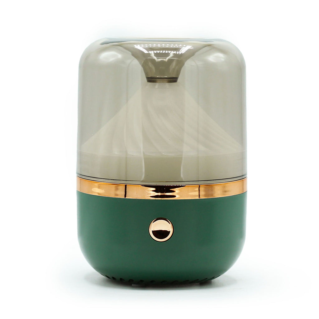 Urban Aroma Diffuser Green & Bronze USB with Colour Changing Light