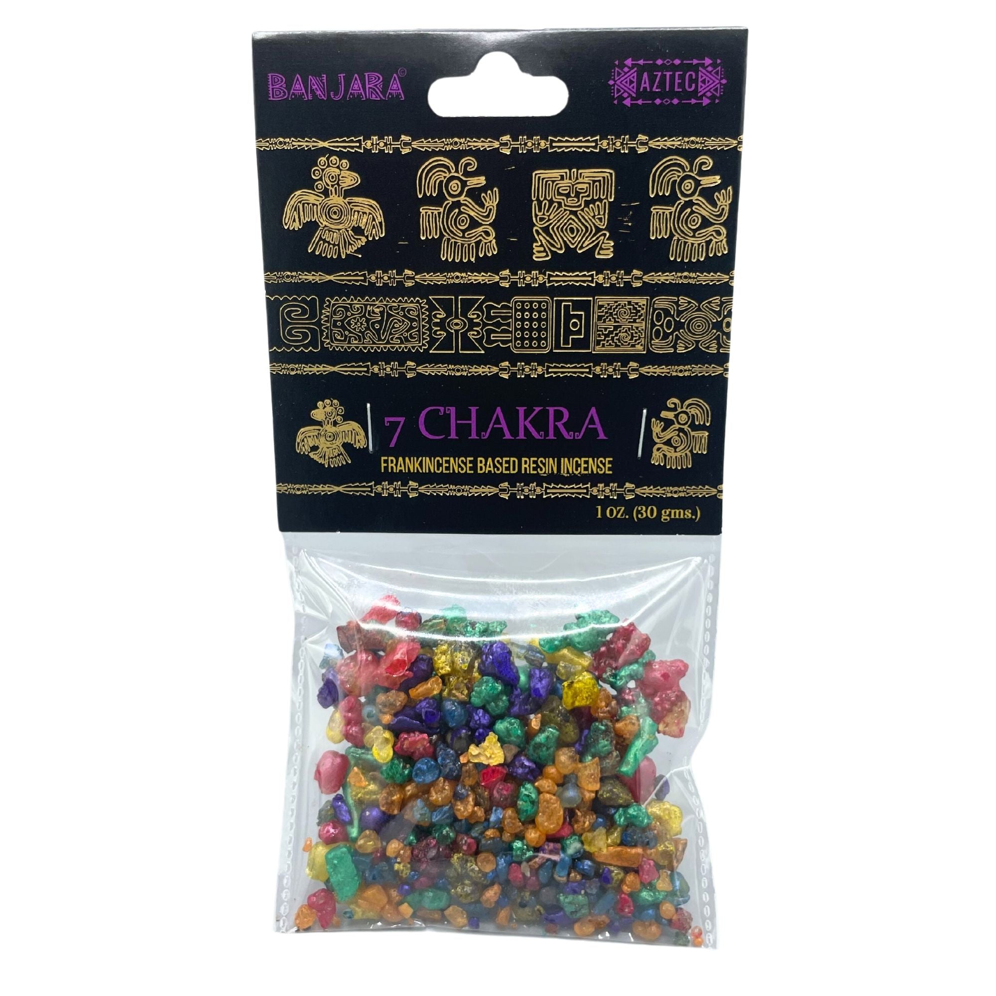 Banjara Tree Resin 7 Chakra Incense for Aromatic Blissful Moments