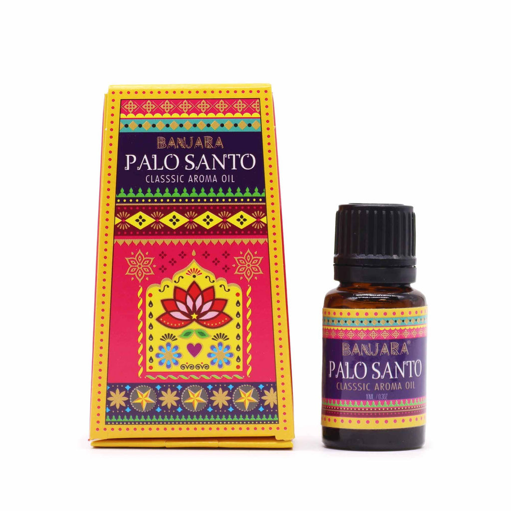Banjara Indian Fragrance Oil 10ml Palo Santo for Aromatic Bliss