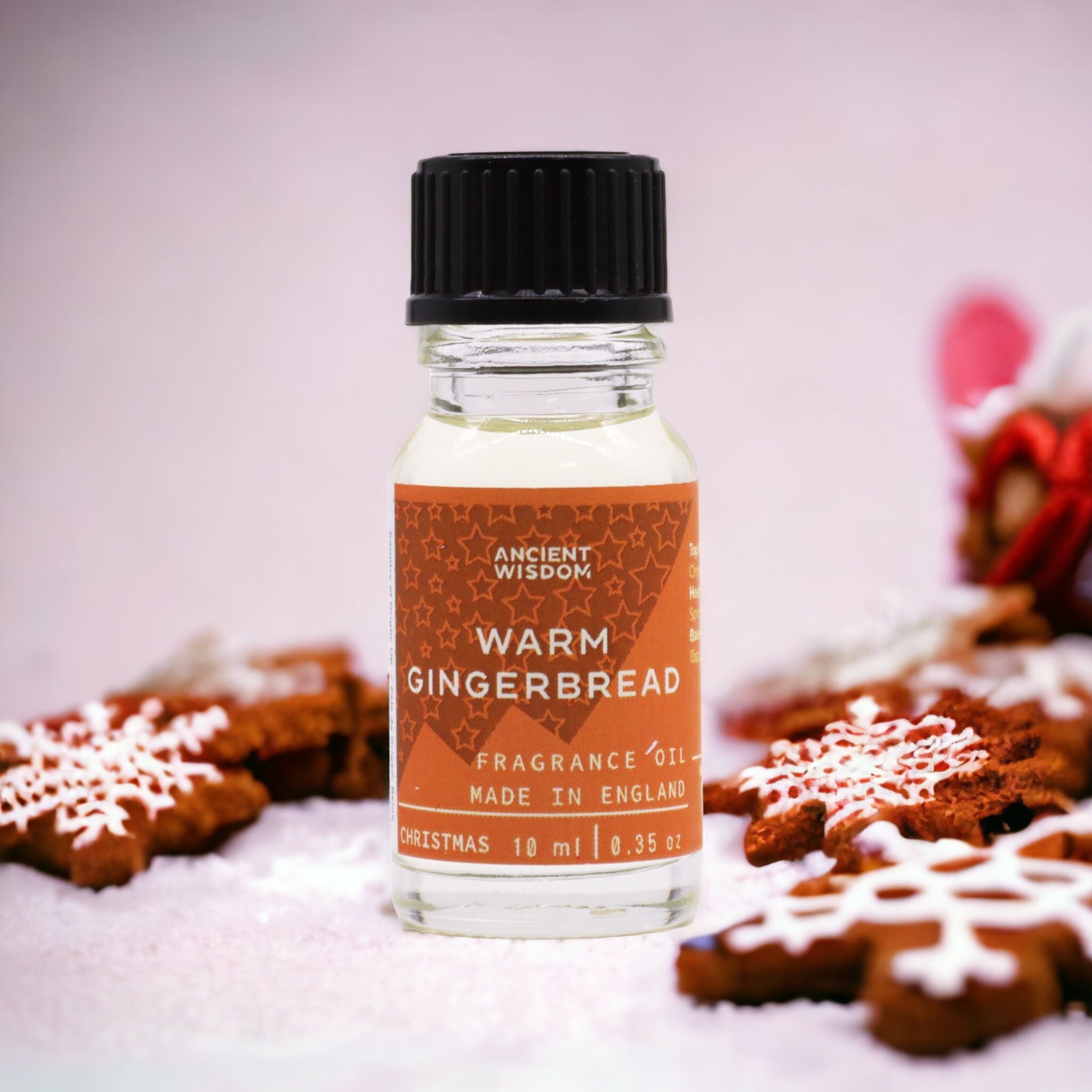 Warm Gingerbread Fragrance Oil 10ml for Creating Inviting Aromas