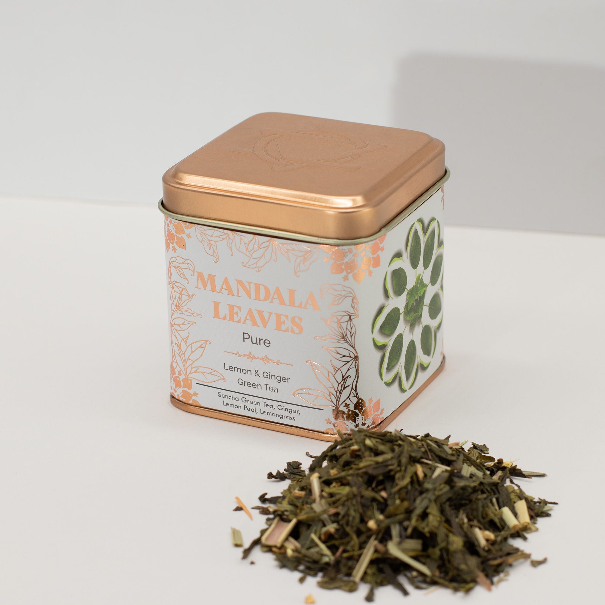 50g Classic Green Tea with Lemon and Ginger for Refreshing Moments