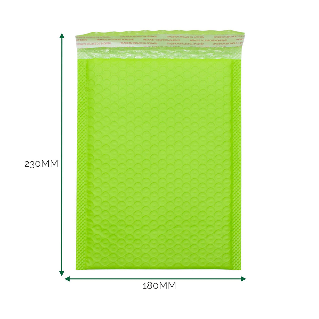 Green Poly Bubble Envelope for Safe and Vibrant Mailing Protection
