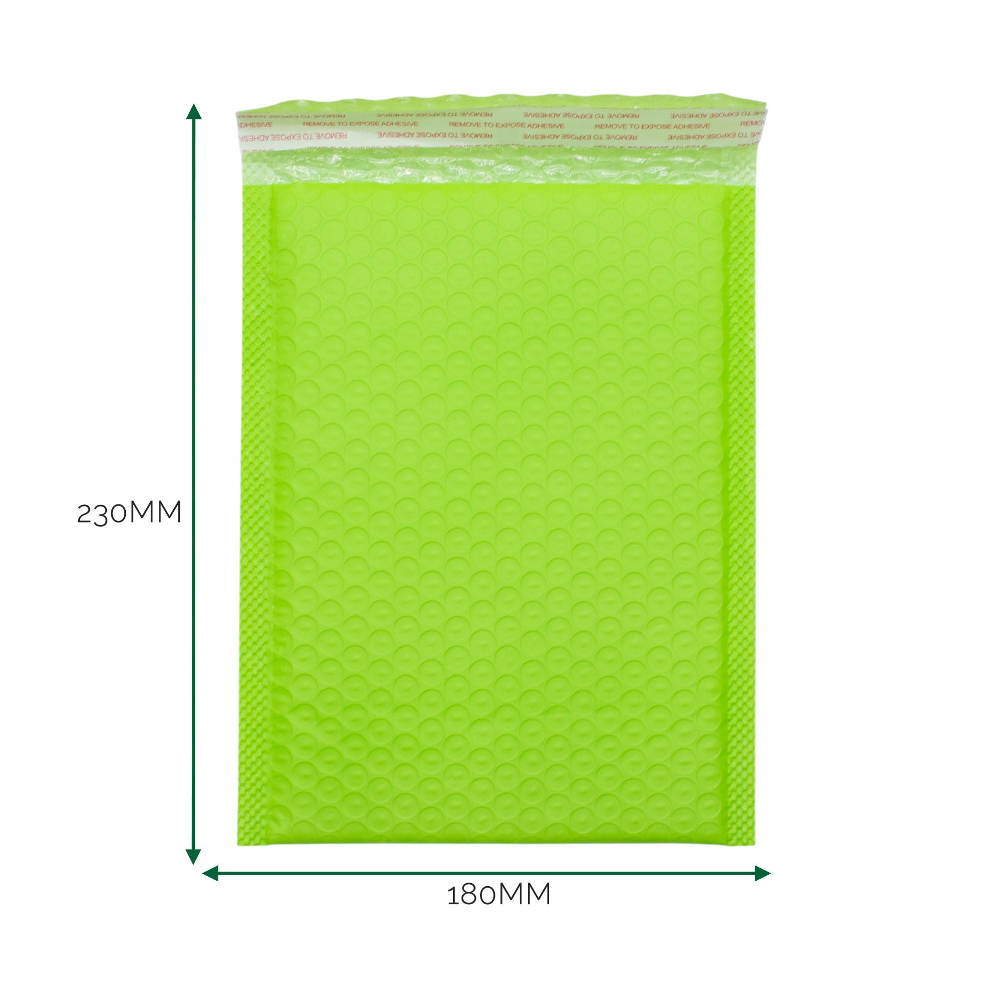 Green Poly Bubble Envelope for Safe and Vibrant Mailing Protection