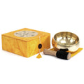 Special Tibetan Meditation Bowl Set with Cushion and Stick Gift