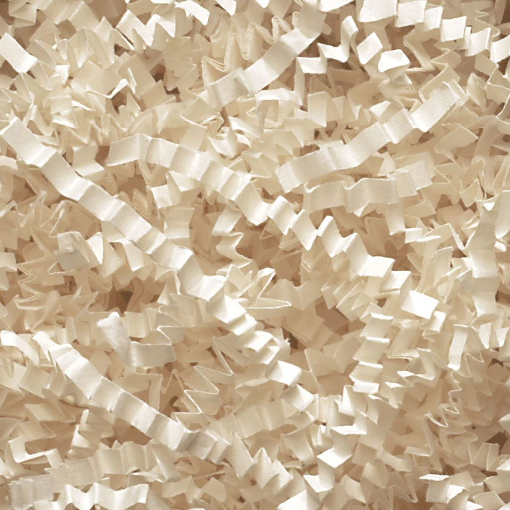 SizzlePak Shredded Paper in Ivory 1KG Bag for Gift Wrapping