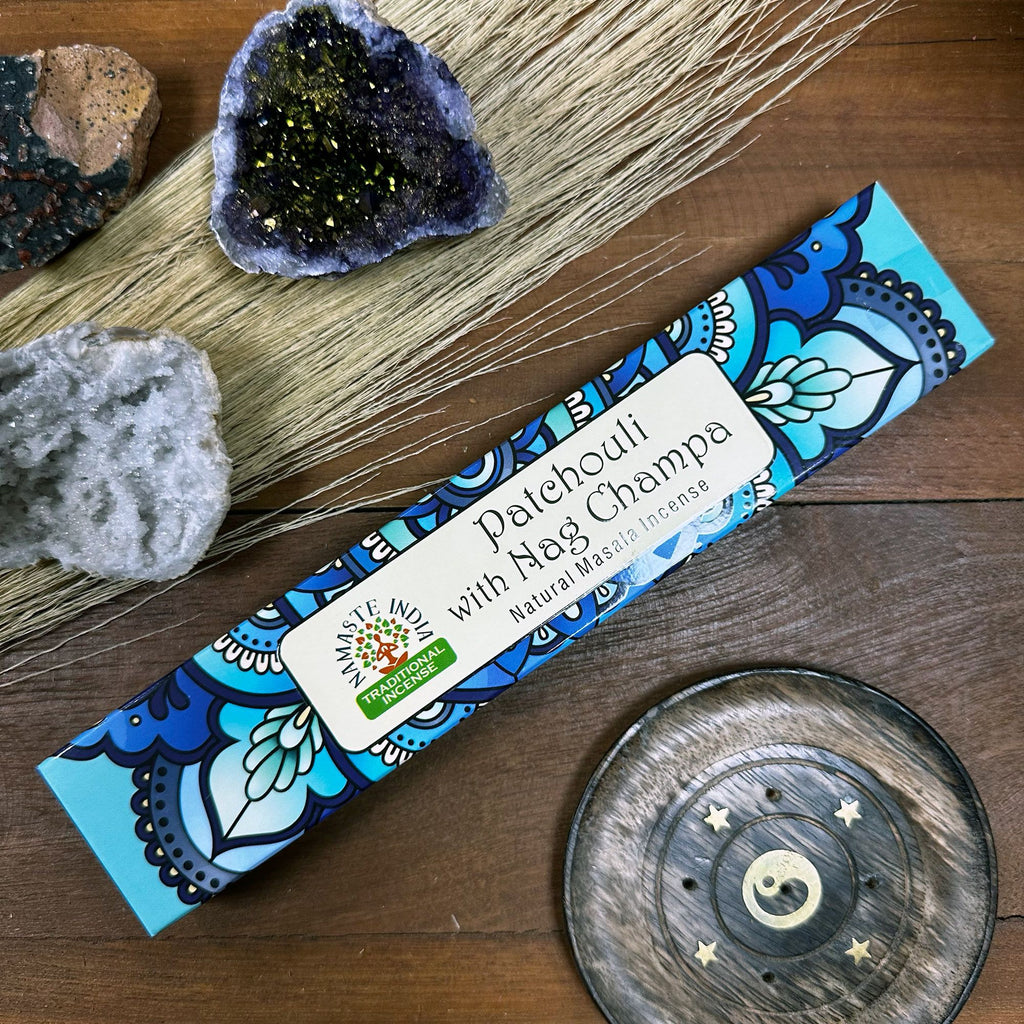 Namaste Mandala Masala Incense with Patchouli and Nag Champa