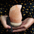 USB Leaf Shaped Himalayan Salt Lamp for Unique Home Decor Lighting