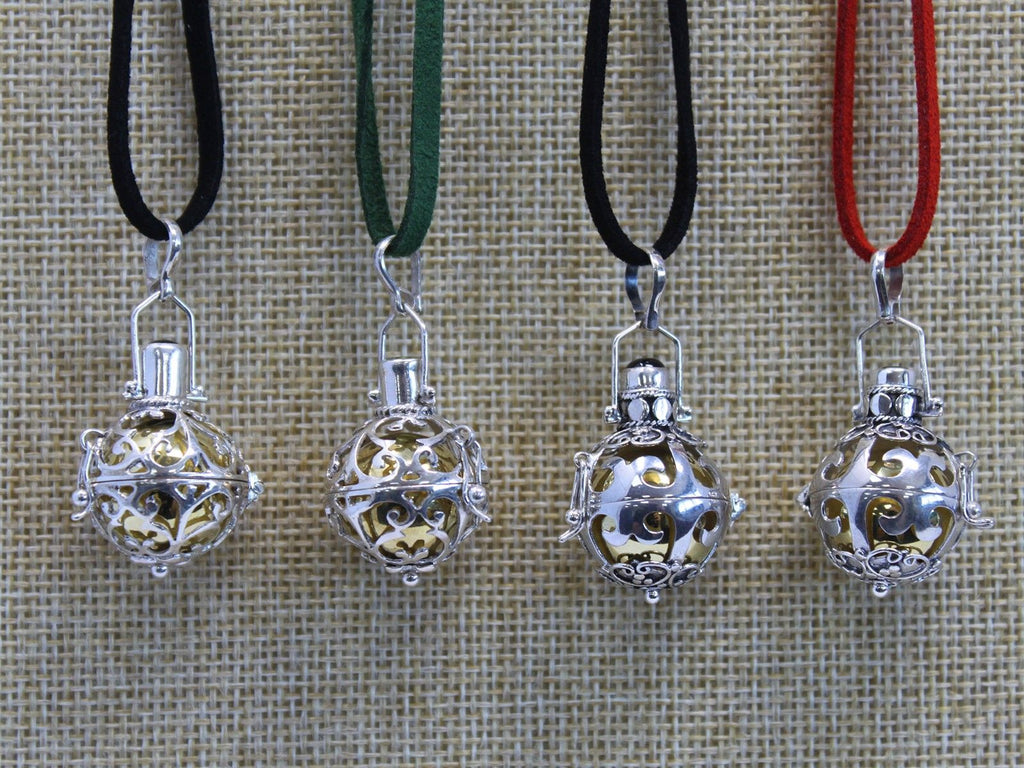 Silver Angel Bell Night Time Charm 18mm Unique Accessory for Gifting