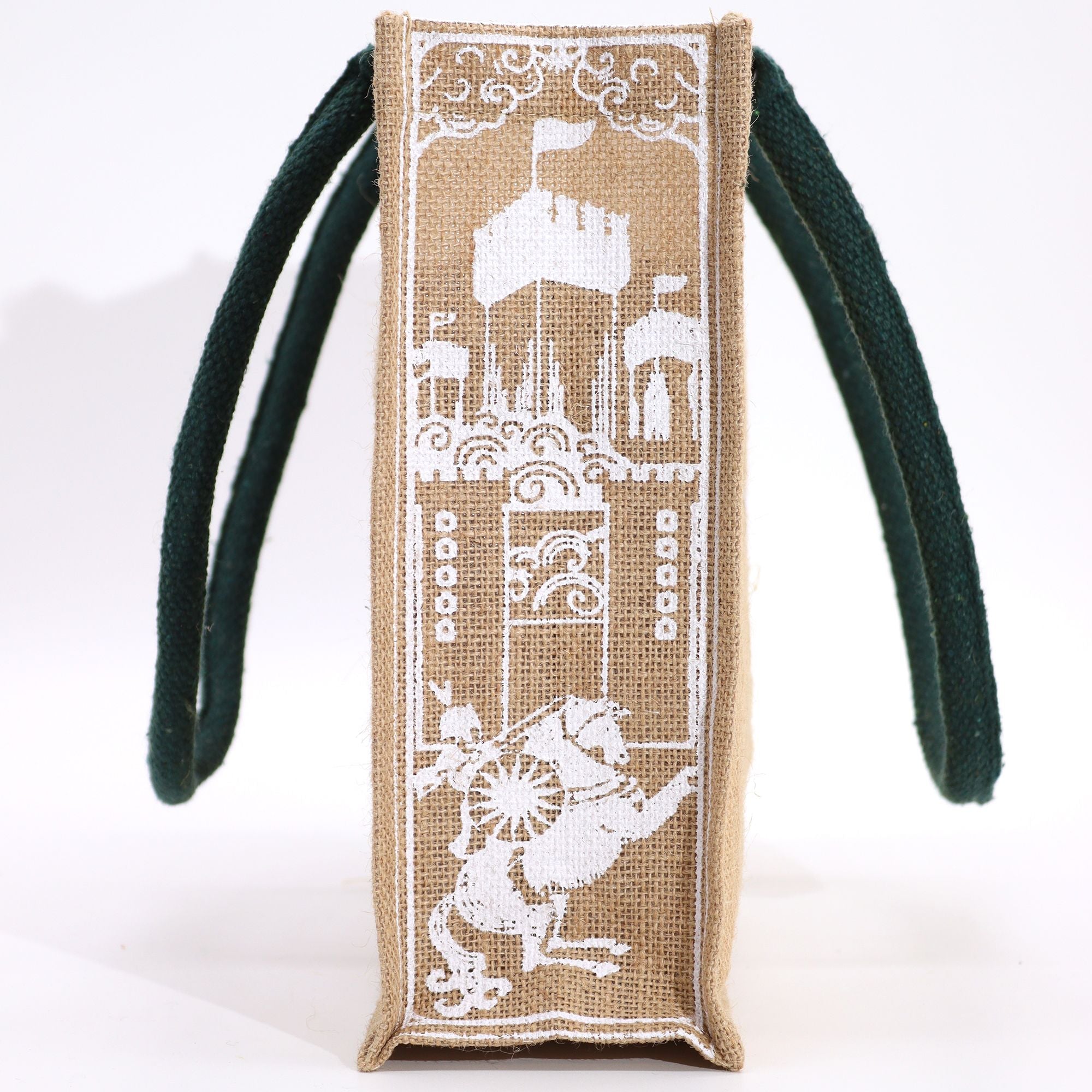 Hop Hare Jute Big Bag with Knight of Swords Design I am Brave