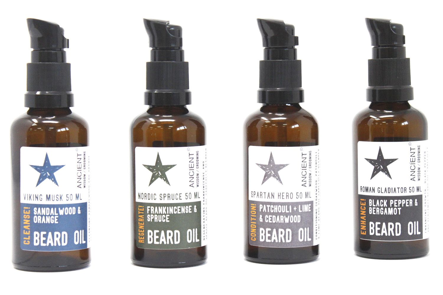 50ml Viking Musk Beard Oil with Orange and Sandalwood Essence