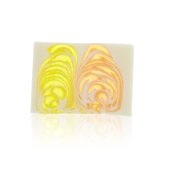 Handcrafted Soap Slice 100g Invigorating Orange and Ginger Essence