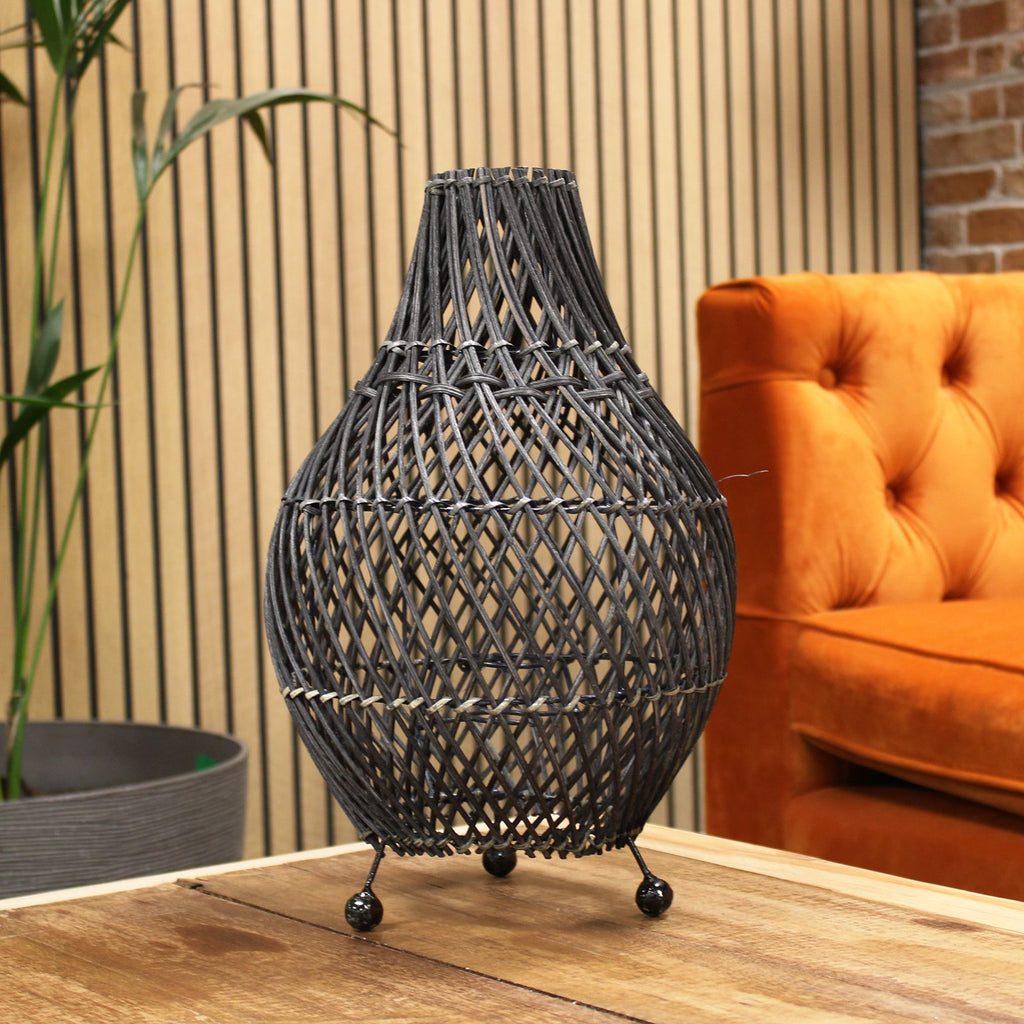 Natural Rattan Table Lamps for Unique Home Decor and Style Ideas