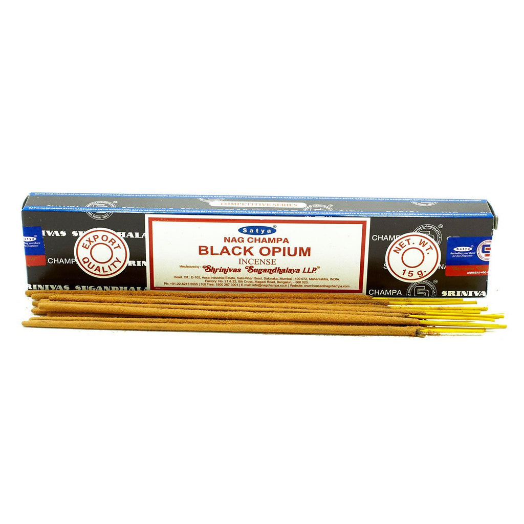 Satya Incense Sticks 15g Black Opium for Invigorating Aroma
