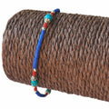 Nepalese Extra Fine Gem Bracelet with Striking Blue Onyx Stones