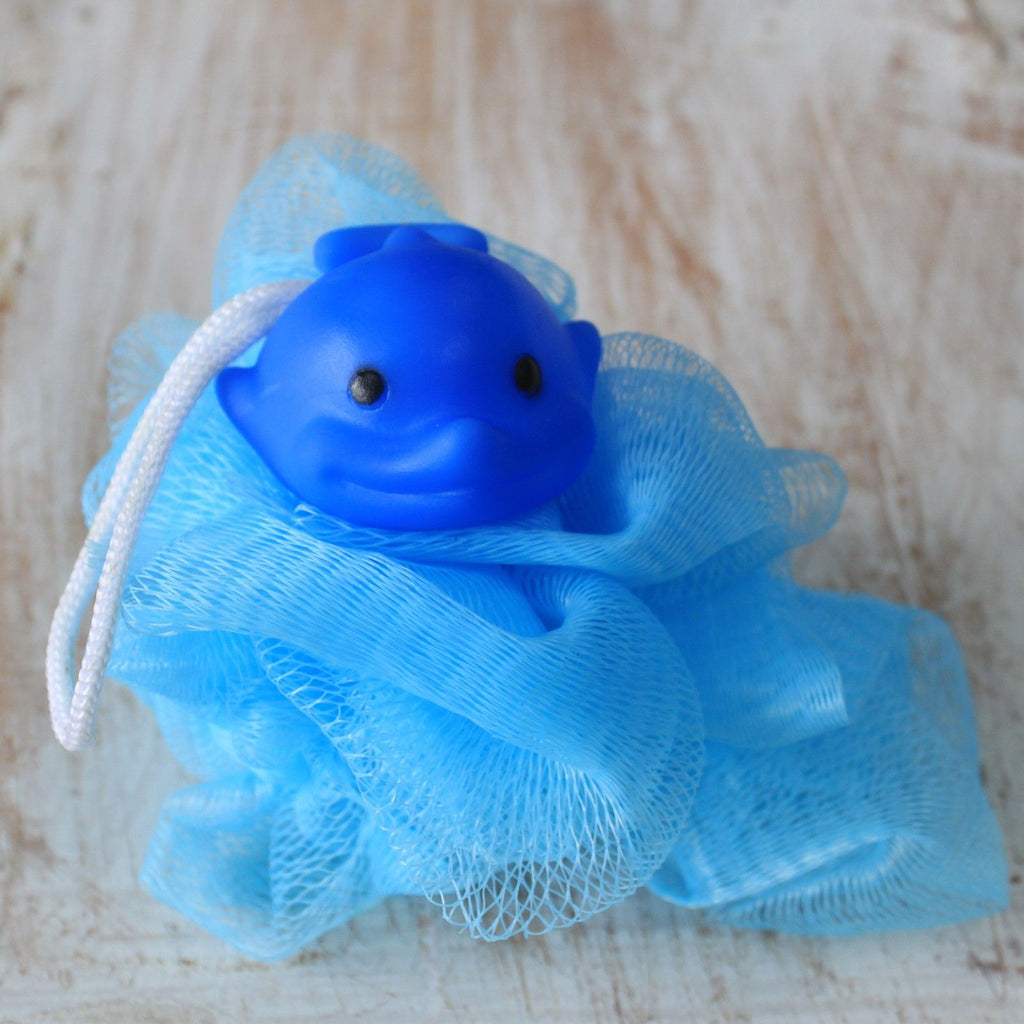 Squeaky Toy Scrunchie for Fun Bath Time in Assorted Colours