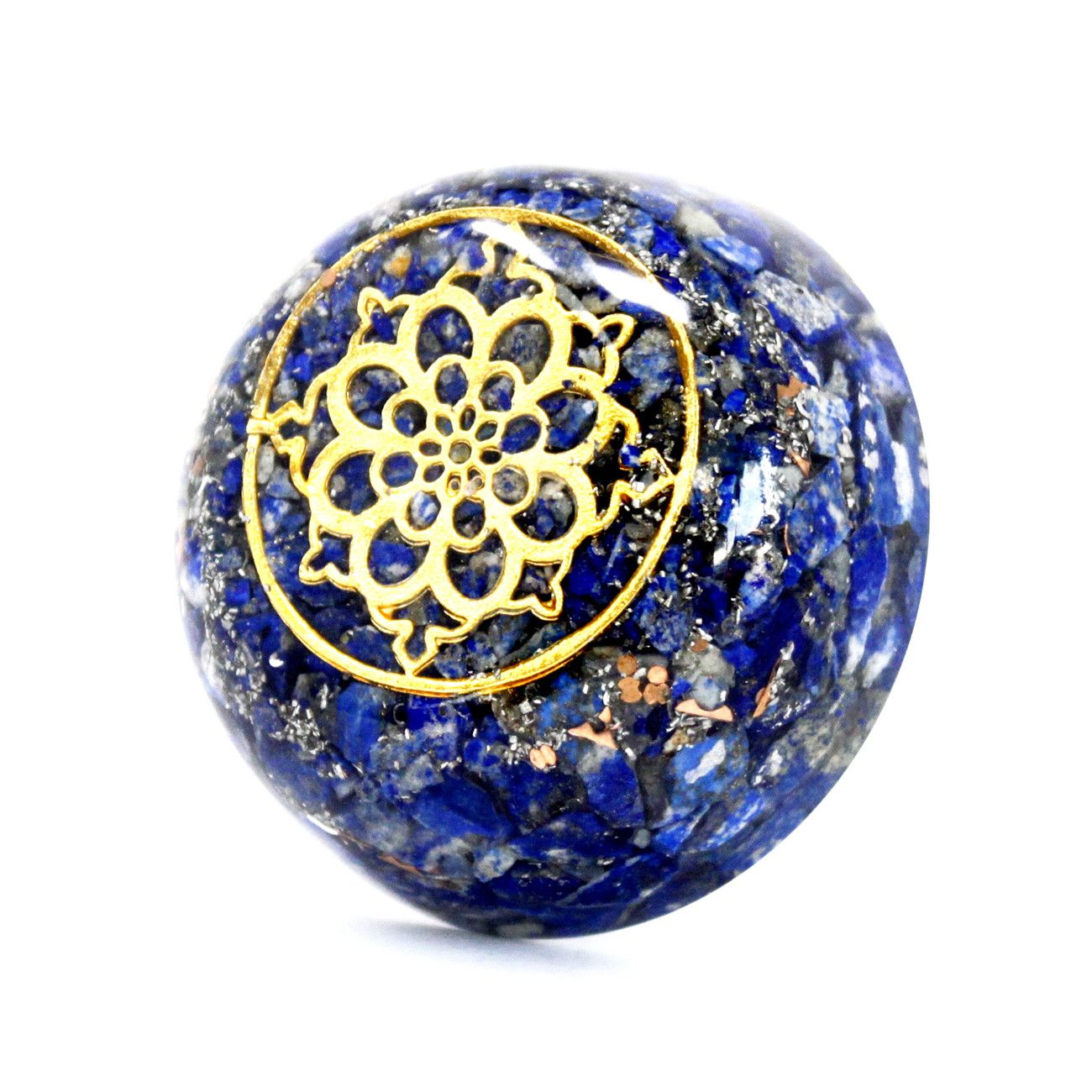 Enchanting Orgonite Desk Power Packs with Unique Lapis Dome Design