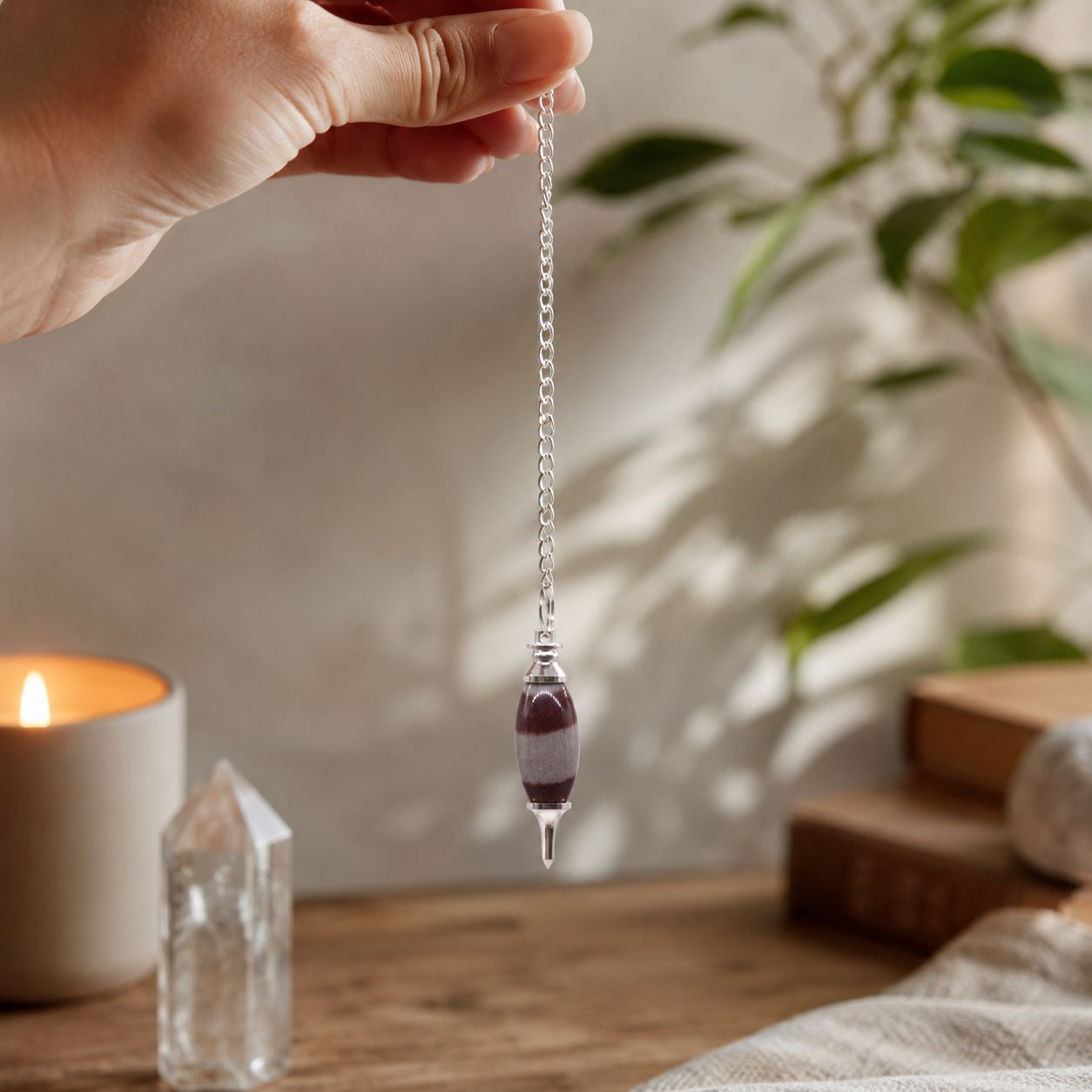 Shiva Lingam with Point Pendulum