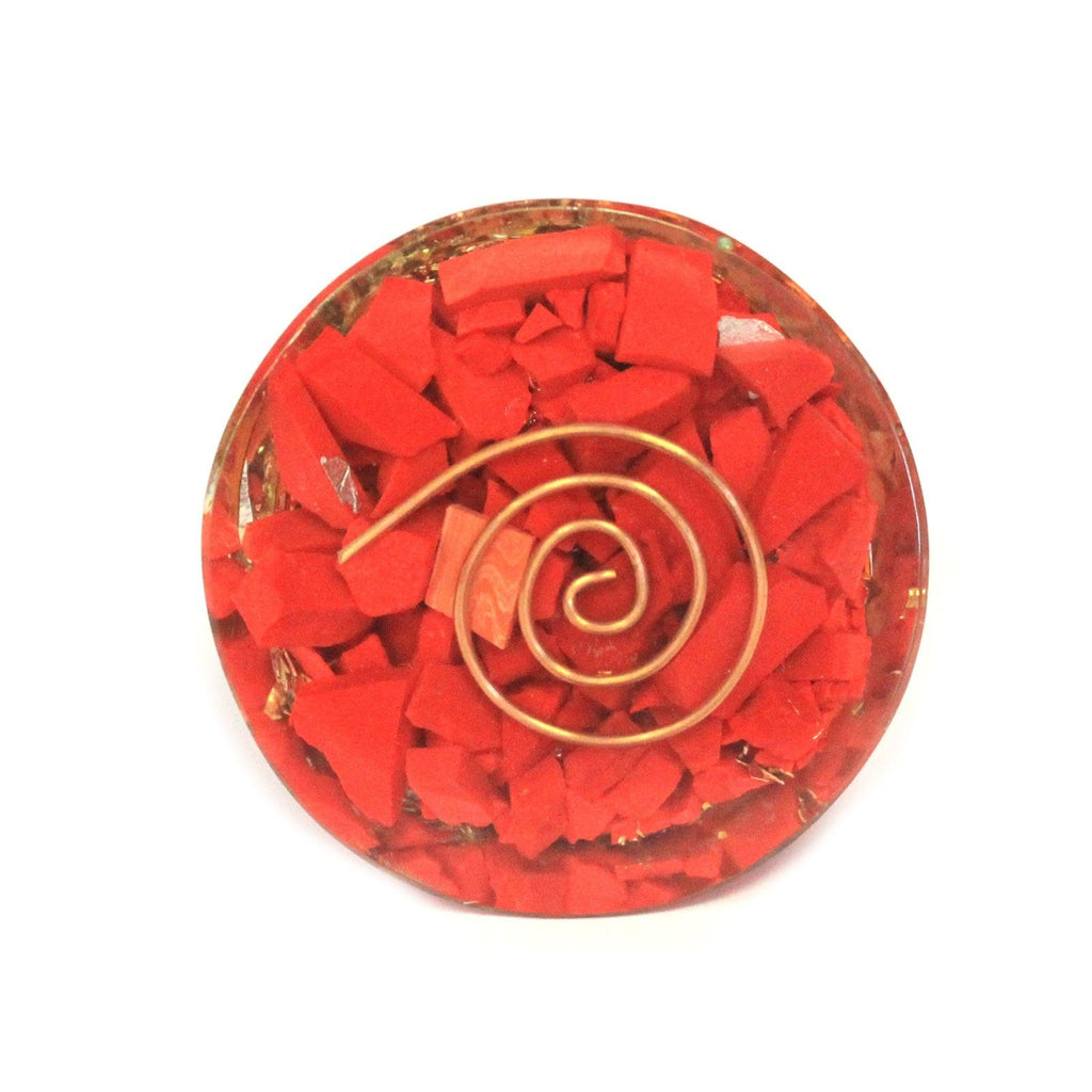 Orgonite Cone 80mm Multichip for Enhanced Positive Energy Flow